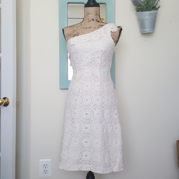 Merona Dresses & Skirts - Merona Ivory Lace Ruffle Summer Dress NWOT